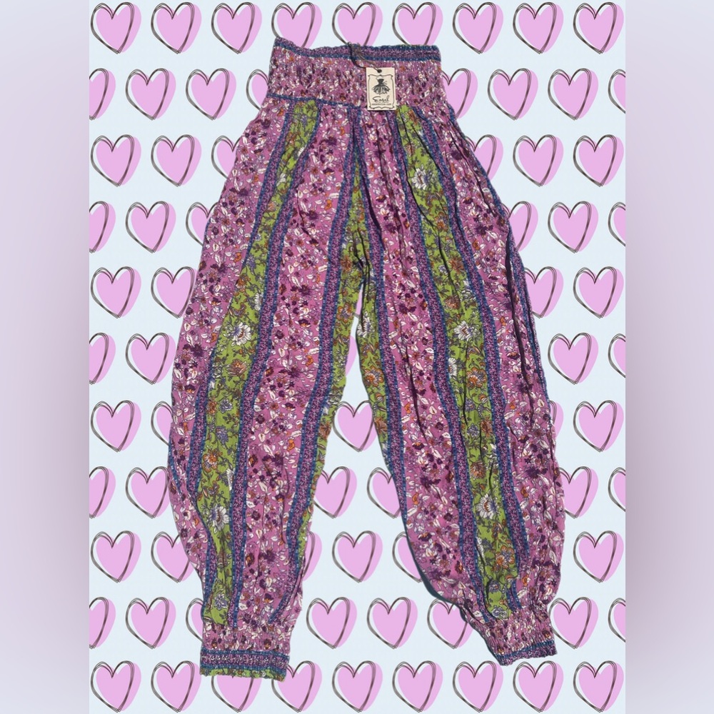 🌺 BOHO PINK PALAZZO PANT💕 brand new!